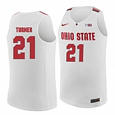 Ohio State Buckeyes #21 Evan Turner White College Basketball Jersey Dzhi,baseball caps,new era cap wholesale,wholesale hats
